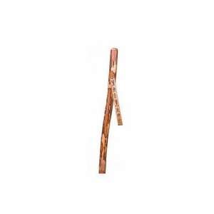   Hiking and Walking Stick with Paw Print Leather Strap Sports