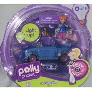    Polly Pocket Polly Wheels Nite Light Blue Lea Toys & Games
