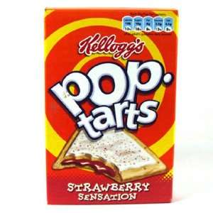 Kelloggs Pop Tarts Strawberry Sensation 400g  Grocery 