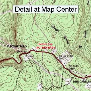  USGS Topographic Quadrangle Map   Ketner Gap, Tennessee 