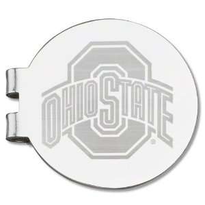   Buckeyes Silver Plated Laser Engraved Money Clip