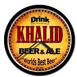  KHALID beer and ale cerveza wall clock 