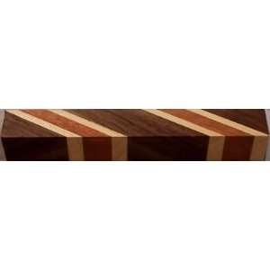  Laminated Walnut Maple Lyptus Pen Blank 3/4 x 5 Blanks 