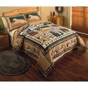    Bedding by Pem America The Hunt King Quilt 