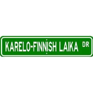  Karelo Finnish Laika STREET SIGN ~ High Quality Aluminum 