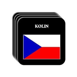  Czech Republic   KOLIN Set of 4 Mini Mousepad Coasters 