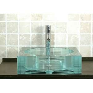  Cantrio Koncepts Layered Glass Lavatory Sink GS 107