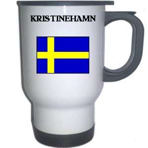  Sweden   KRISTINEHAMN White Stainless Steel Mug 