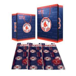  Boston Red Sox MLB Gift Bags (2 Large,1 Medium) & Flat 