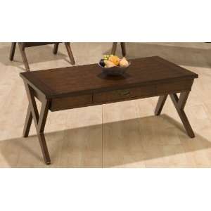  Jofran Chara Cherry Coffee Table with Pull Through Drawers 