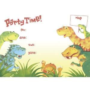  Dinosaur Party Invitation 