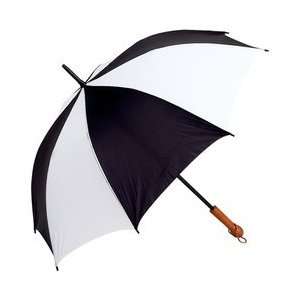  48 inch Black and White Auto Open Sports Umbrella