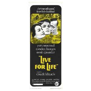 Live For Life Original Movie Poster, 14 x 36 (1968)  