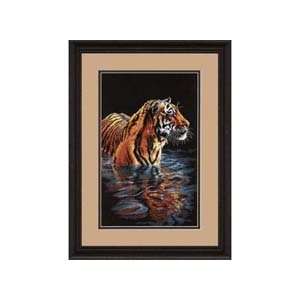  Tiger Chilling Out Counted Cross Stitch Kit Office 