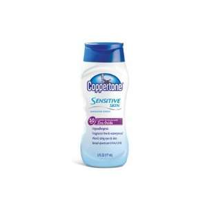  Coppertone Sensitive Skin Sunscreen Lotion 50 SPF 33% More 