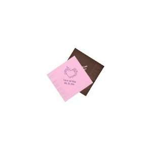  Min Qty 100 Wedding Beverage Napkins, Colored, 2 Ply 