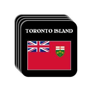 Ontario   TORONTO ISLAND Set of 4 Mini Mousepad Coasters