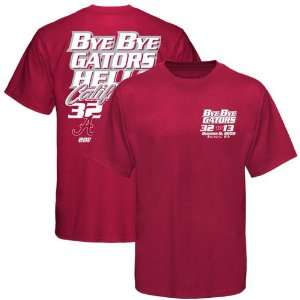   2009 SEC Champions Bye Bye Gators Score T shirt