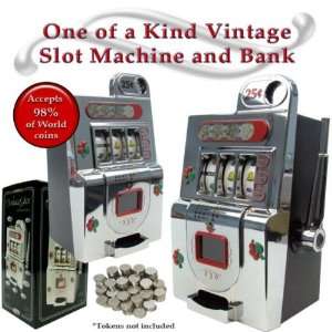    Vintage Slot Machine Bank   Over 13 inches Tall Toys & Games