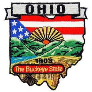  Ohio State Map Patch 3 Patio, Lawn & Garden