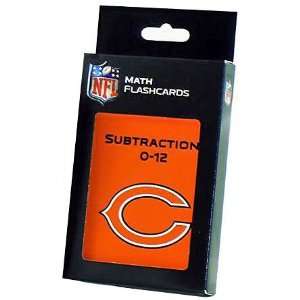  Chicago Bears Subtraction Math Flashcards Toys & Games