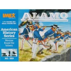 IMEX   1/72 Round Hat Infantry Alamo (Plastic Figure Model 