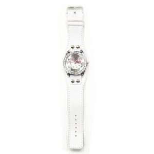    Hello Kitty Child Wrist Watch White With Crystals Toys & Games