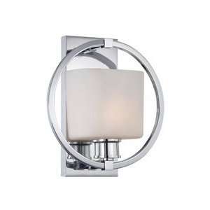 Designers Fountain 84001 CH Mirage   One Light Bath Fixture, Polished 