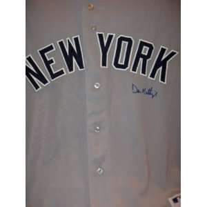   Don Mattingly Signed Yankees Authentic Grey Jersey