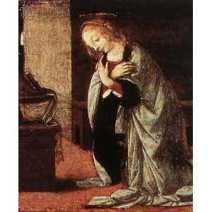 Oil painting reproduction size 24x36 Inch, painting name Annunciation 