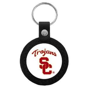  USC Trojans NCAA Classic Logo Leather Key Tag