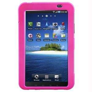   Cover for Samsung Galaxy Tab   Hot Pink Cell Phones & Accessories