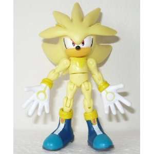    Super Silver 3 Inch Figure Toy Sonic the Hedgehog 