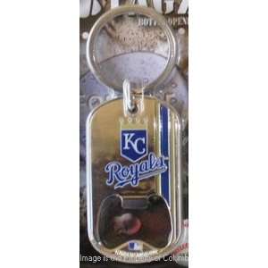  Kansas City Royals Dog Tag Bottle Opener Keychain Sports 