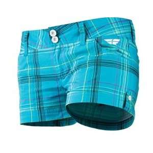  FLY RACING CYNOSURE WOMENS CASUAL SHORTS TEAL 0 2 