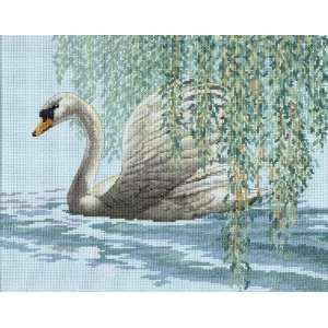  Dimensions Needlecrafts Counted Cross Stitch, Willow Swan 