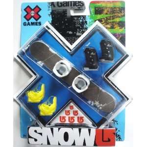  Mattel X Games DOMINANT Mini Finger Snowboard w/ Black 