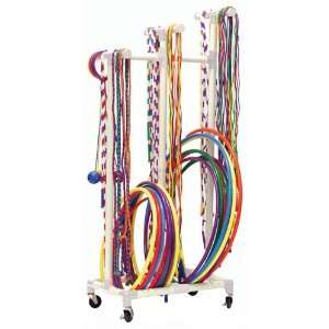  Jump Rope & Hoop Cart by Olympia Sports