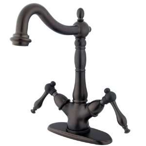   Brass PKS1495NL two handle mono block bar faucet