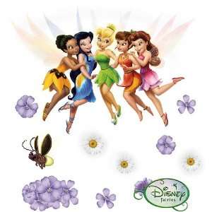 Disney Fairies Wall Accents   11pc Tinkerbell Large Stick up Decor 