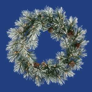  48 Scotch Pine Christmas Wreath 100 Dura Lit Clear Lights 