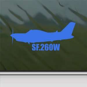 SF.260W Blue Decal Military Soldier Truck Window Blue 