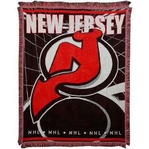 Northwest New Jersey Devils Triple Woven Jacquard 48X60 Blanket 48 X 