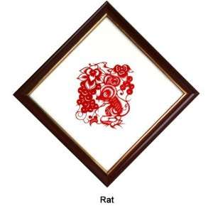  8x8 Paper Cut Wall Hanging   Chinese Zodiac Everything 