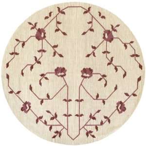  Hand   woven Serenity Round Flat Weave Rug 6x6