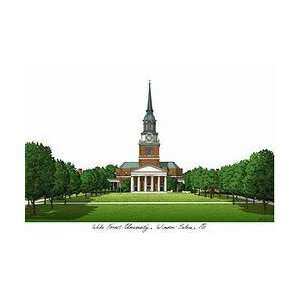  Wake Forest University Lithograph