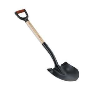 Corona Clipper SS26010 16 Gauge Tempered Steel Round Point Shovel with 