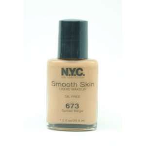  NYC LIQUID MAKEUP SMOOTH SKIN OIL FREE #673 SPICED BEIGE 