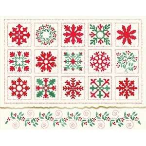  Christmas Quilt Portfolio of Stationery