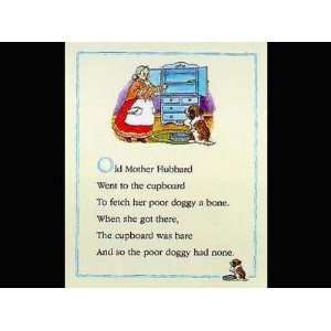  Old Mother Hubbard Poster Print